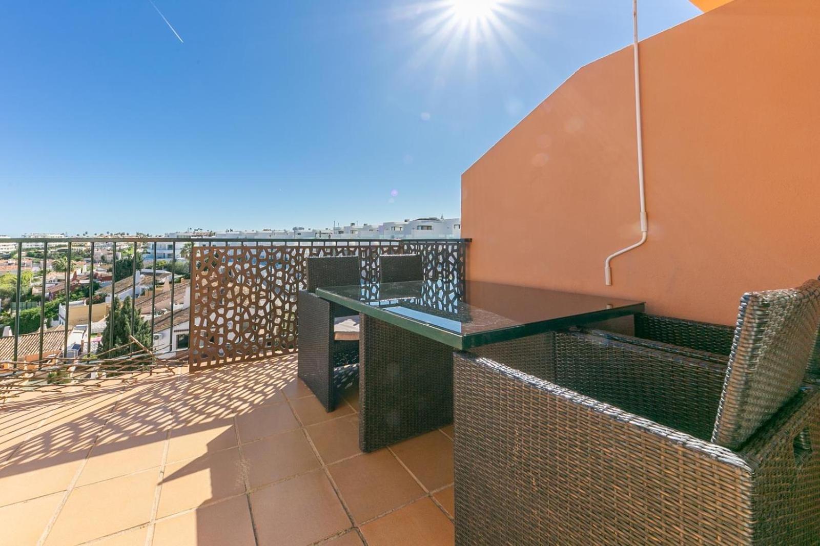 Penthouse Beach Apartment Fuengirola Bagian luar foto